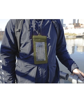 Impermeable para Celular Kikkerland verde