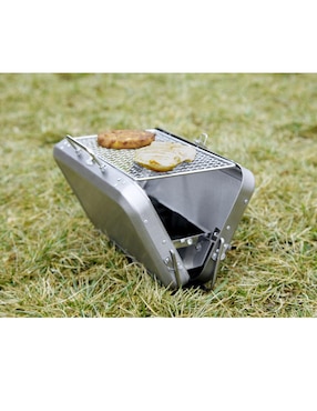 Parrilla Portable Kikkerland BBQ Grill Briefcase