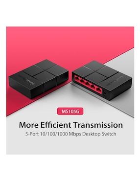Switch Mercusys MS105G 5 Puertos Gigabit Ethernet 10/100/1000Mbps