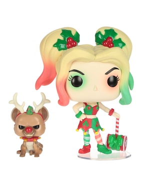 Figura De Colección Harley Quinn Con Ayudante POP! DC Heroes