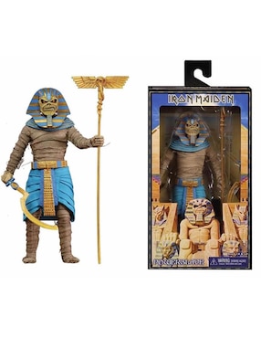 Figura Neca 8 Pulgadas Pharaoh Eddie Clothed Iron Maiden