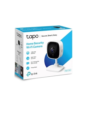 Cámara Inteligente de Vigilancia TP-Link TAPO C100 1080p FHD 2.4GHz 150Mbps