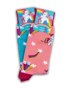 Calcetín My Little Pony Noma de algodón para niña 2 pares