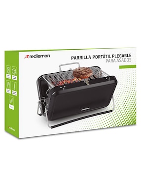 Asador Portátil de Acero Inoxidable Redlemon Parrilla Plegable para Camping