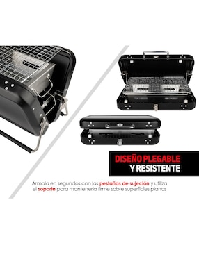 Asador Portátil de Acero Inoxidable Redlemon Parrilla Plegable para Camping