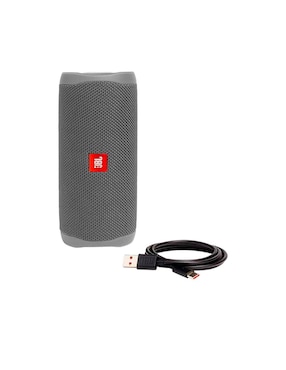 Bocina Bluetooth portátil Impermeable JBL Flip 5 gris