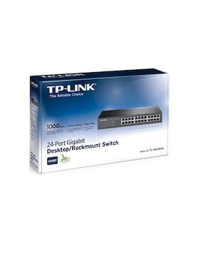 Switch TP-Link TL-SG1024D 24 Puertos Gigabit Ethernet 10/100/1000Mbps