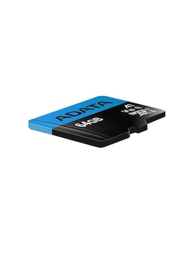 Memoria Micro SDXC 64GB Adata Clase 10 Juegos A1 Videos Full HD V10 AUSDX64GUICL10A1-RA1