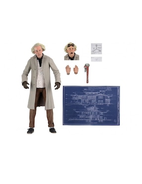 Figura Neca7 Pulgadas Ultimate Doc Brown Volver Al Futuro