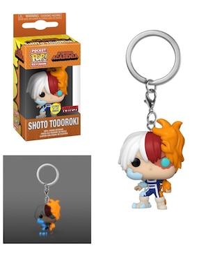 Figura Funko Pop! Todoroki Pocket My Hero Academia GITD Exclusivo AAA Llavero