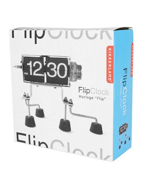 Reloj de Escritorio Flip Decorativo Kikkerland