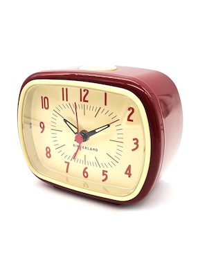 Reloj tipo Retro para Buró con Alarma Kikkerland