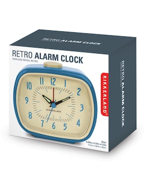 Reloj tipo Retro para Buró con Alarma Kikkerland