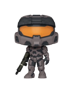 Figura Funko Pop! Halo Infinite Spartan Mark VII Gris Con Rifle