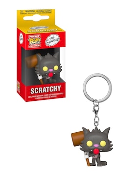 Llavero Funko Pop! Pop Keychains: Simpsons - Tomy Scratchy