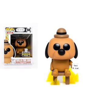 Figura Funko Pop! This Is Fine Dog EE Exclusivo