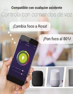 Set Foco LED WiFi 9W Smart Home By Techzone 3 Pack