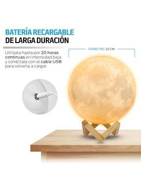 Lámpara de escritorio Red Lemon de plástico