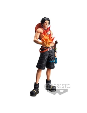 Figura One Piece Portgas D Ace collectors Banpresto con luz y movimiento