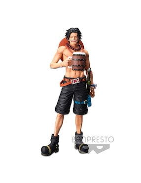 Figura One Piece Portgas D Ace collectors Banpresto con luz y movimiento
