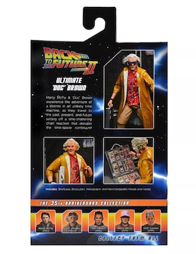 Figura Neca Ultimate Doc Brown Hill Valley Back To The Future Exclusive