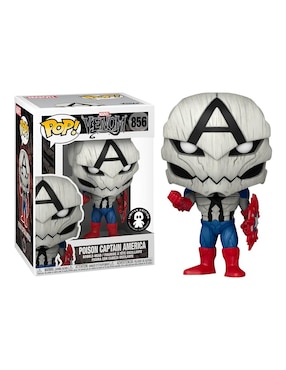 Figura Funko Pop! Poison Capitán América Marvel Avengers Venom