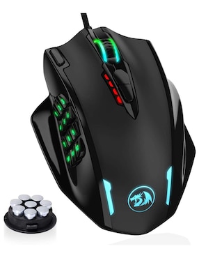 Mouse Gamer Redragon Impact M908 12400 Dpi Botones Laterales