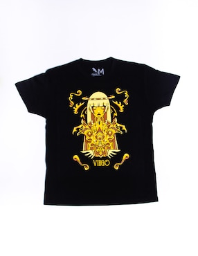 Playera Black Penacho cuello redondo para hombre