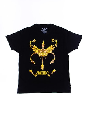 Playera Black Penacho cuello redondo para hombre