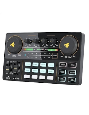 Set Consola de Audio y Micrófono Binden AM200 S1