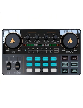 Set Consola de Audio y Micrófono Binden AM200 S1