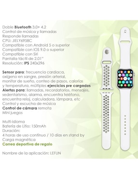 Smartwatch Genérica Vd-F9 unisex