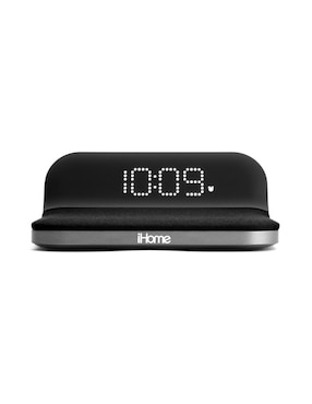 Reloj Despertador Centro De Carga Inalámbrica Y Puerto USB IHOME IW18