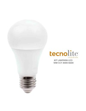Set 3 Focos LED Tecnolite 7W de consumo 60 W de iluminación 800 Lúmenes