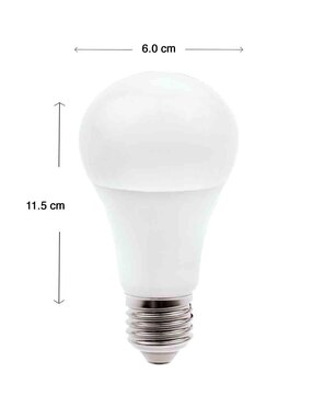 Set 3 Focos LED Tecnolite 7W de consumo 60 W de iluminación 800 Lúmenes