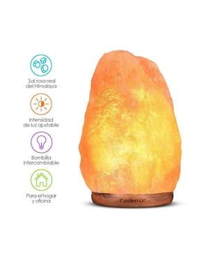 Lámpara de Sal Rosa del Himalaya Redlemon