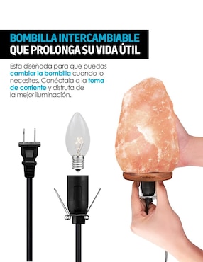 Lámpara de Sal Rosa del Himalaya Redlemon