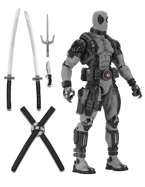 Figura Marvel Deadpool ultimate Neca con movimiento, luz y sonido
