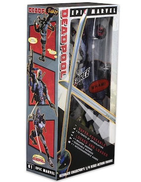 Figura Marvel Deadpool ultimate Neca con movimiento, luz y sonido