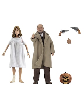 Set De Figura Neca Halloween II Dr Loomis & Laurie Strode