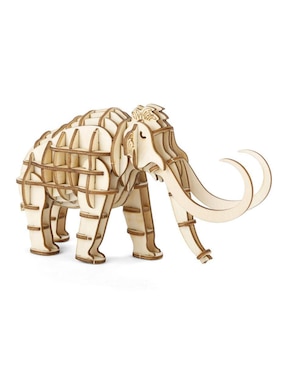 Rompecabezas De Madera Kikkerland 3D Mamut