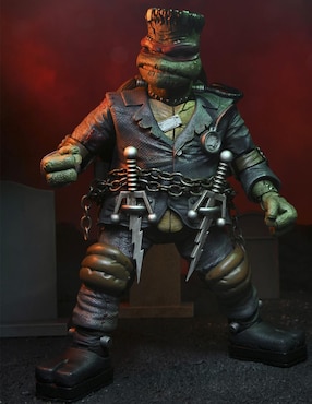 Figura Tortugas Ninja Frankenstein ultimate Neca con movimiento