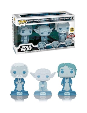 Figura De Colección Anakin Skywalker, Yoda, Obi-Wan Kenobi Funko Star Wars