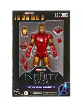 Figura Hasbro Iron Man Mark 3 Marvel Legends Infinity Saga 6 Pulgadas