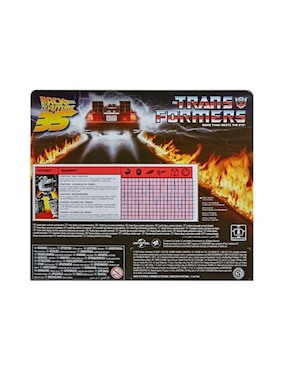Figura Hasbro Delorean Gigawatt Transformers Back to the Future Mash-Up