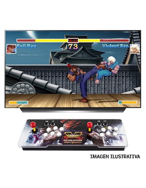 Consola Tablero Arcade Grupo Decme Street Fighter