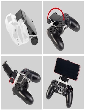 Soporte Celular para Control PS4 DualShock 4 Da Gamers Clip Holder Clamp