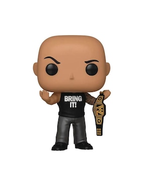 Funko Pop The Rock With Championship Belt EE Exclusivo WWE