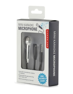 Micrófono para celular alámbrico Kikkerland NEW-US133