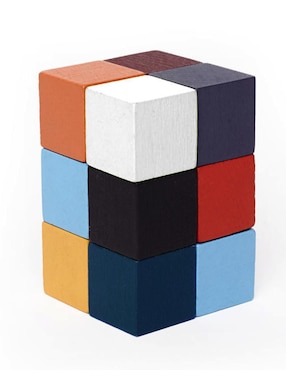 Cubo elástico Kikkerland 3D